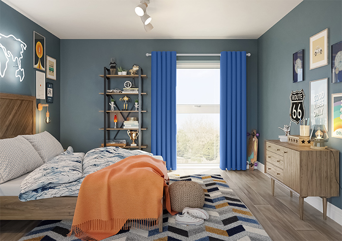 Ascot, Blue - Made to Measure Curtains - Image 14